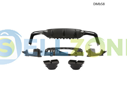 Διαχύτης AMG για πίσω προφυλακτήρα Mercedes E63 W213 – DMb58